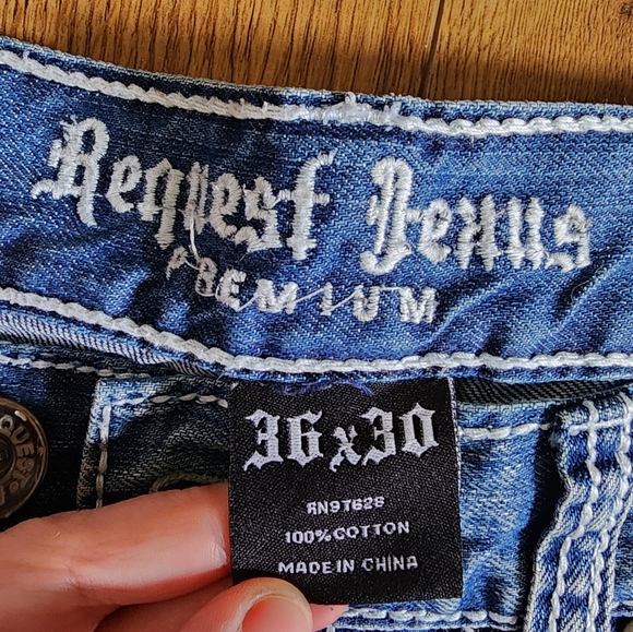 Y2K Mens Request Jeans - Picture 5 of 6